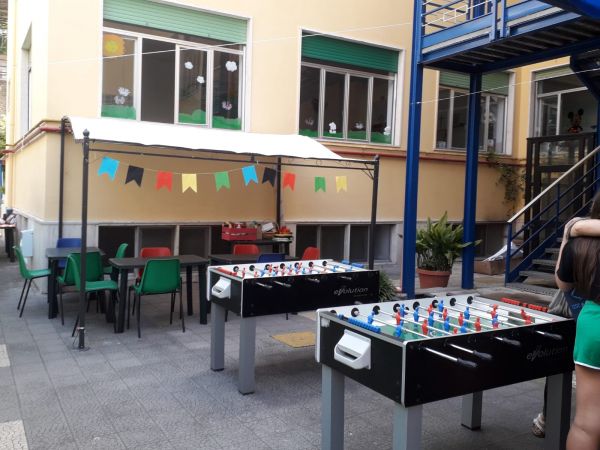 campo estivo   calcio balilla